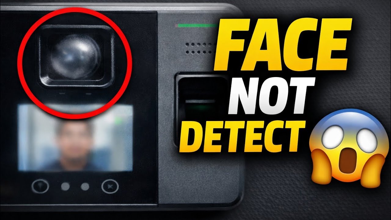 Biometric Camera Blur आ रहा था | ऐसे किया face detect issue solve #cctvjamshedpur #biomatric