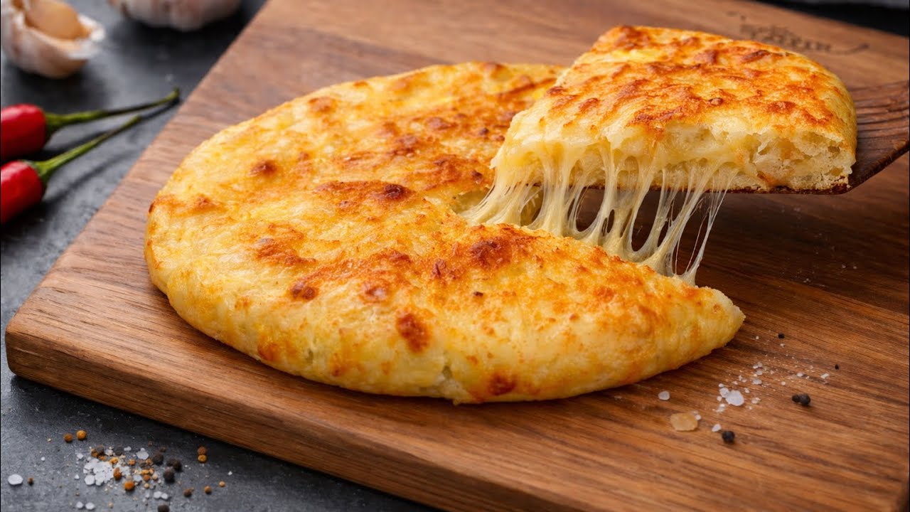 Light and Quick No-Yeast Khachapuri | Healthy Dinner