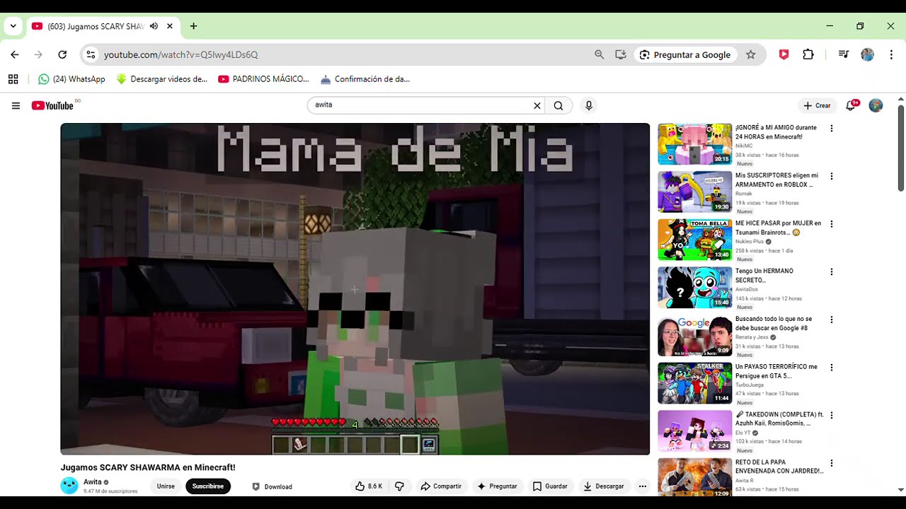 ¿¿MIA SE CASO CON Quien?? Jugamos SCARY SHAWARMA en Minecraft!