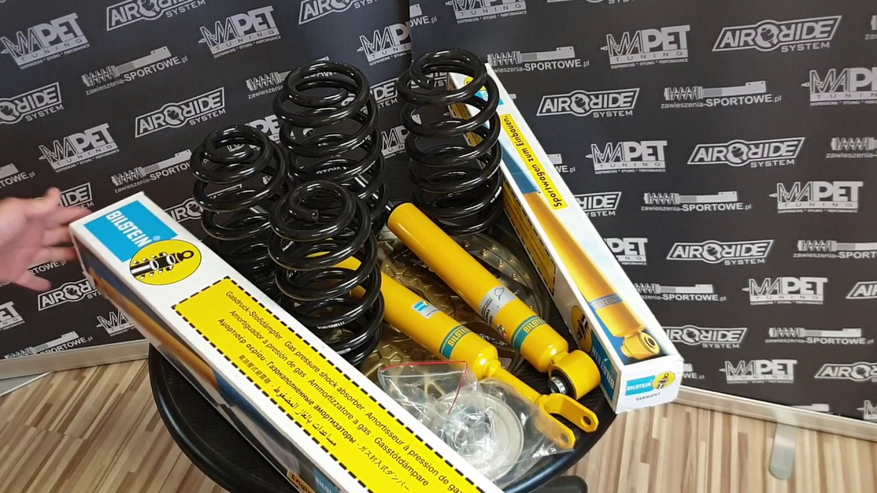 Zawieszenie obniżające Bilstein Eibach B12 - Audi A4 B5 - UNBOXING by MAPET-TUNING