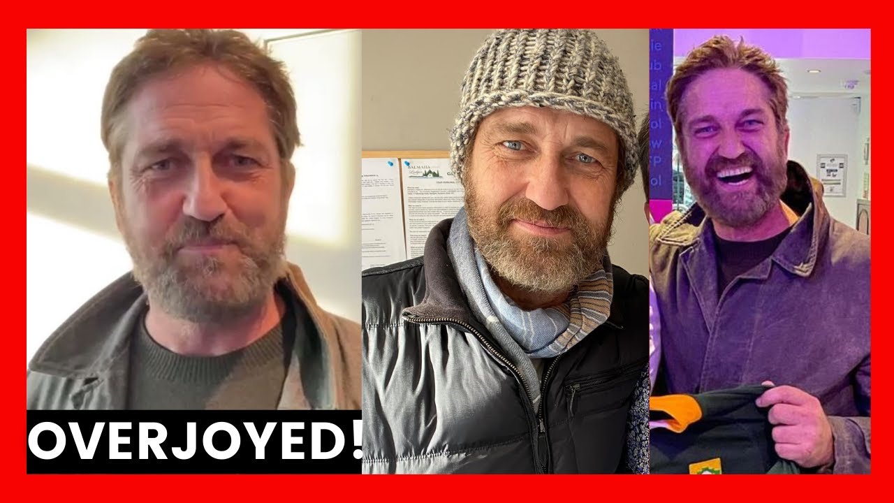 Gerard Butler | Extremely OVERJOYED GERRY celebrates 52nd birthday in Scotland!