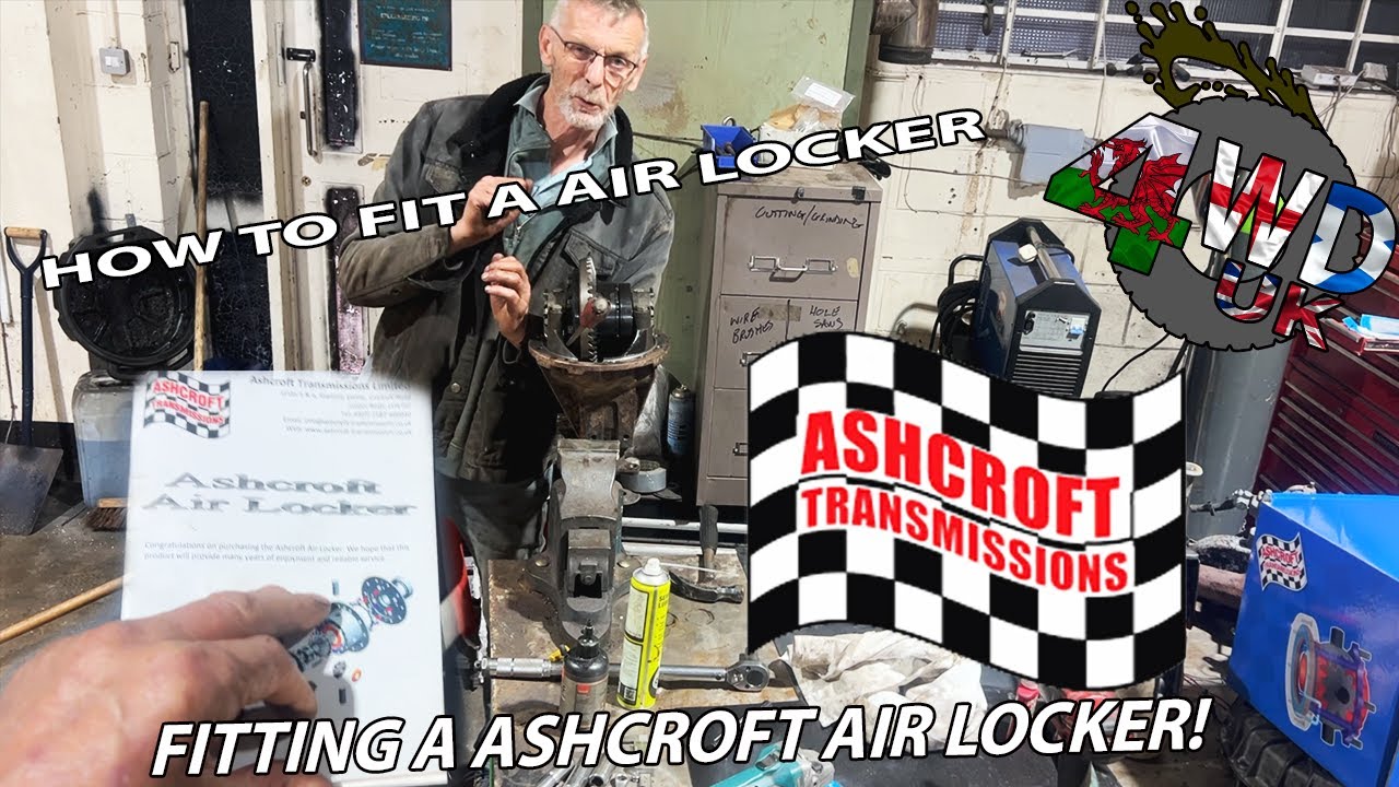 FITTING A @ashcrofttrans  AIR LOCKER | How to fit an air locker | LAND ROVER | Discovery & Defender