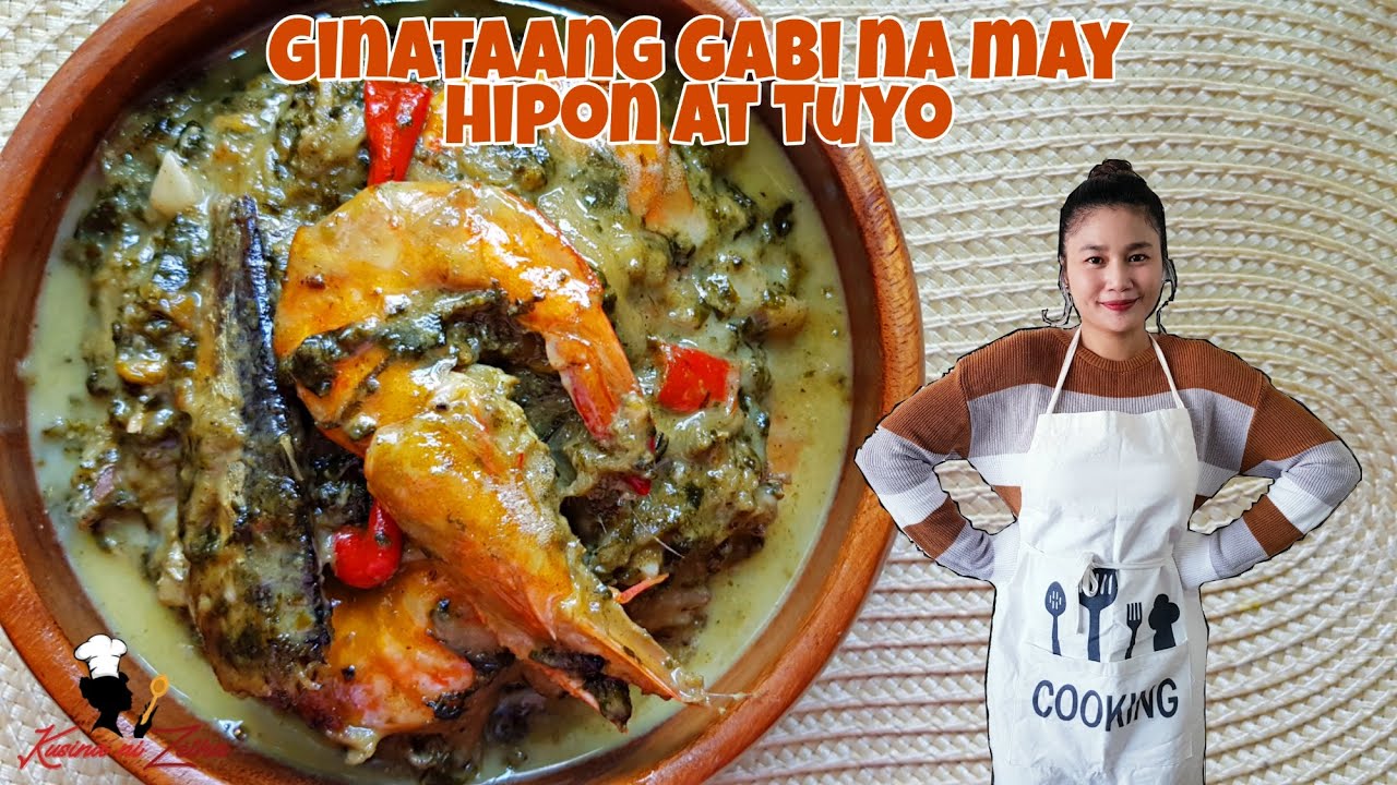Ginataang Gabi na may Hipon at Tuyo | KUSINA NI ZETHA |#laing #ginataanggabi