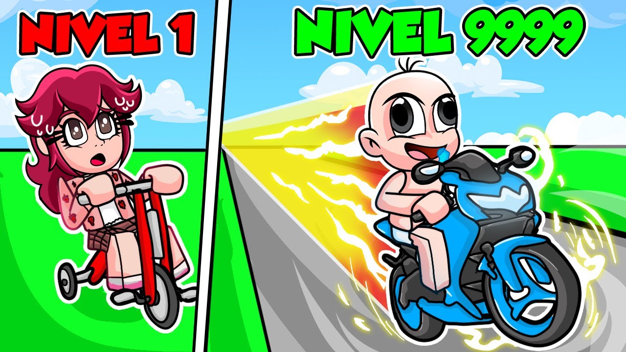 Conseguimos la MOTOCICLETA MAS RAPIDA de Roblox 🚴💨 😱BEBE NOOB Y 