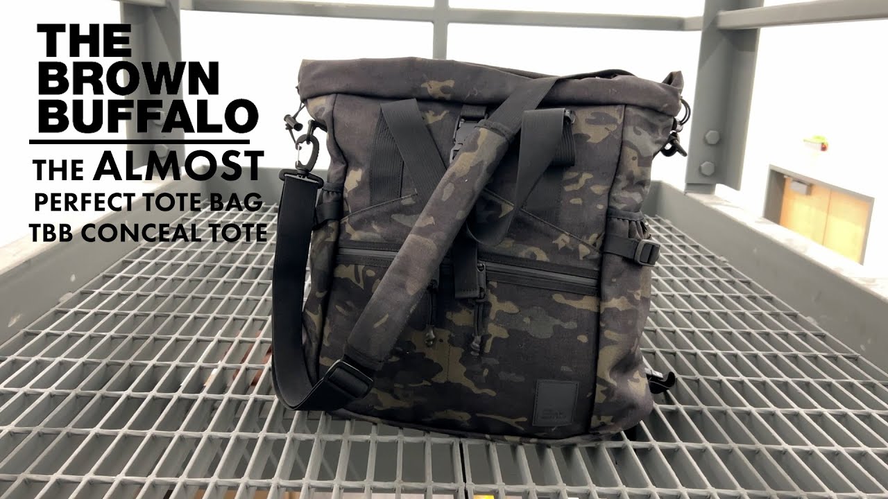 The ALMOST Perfect Tote Bag | The Brown Buffalo Conceal Tote