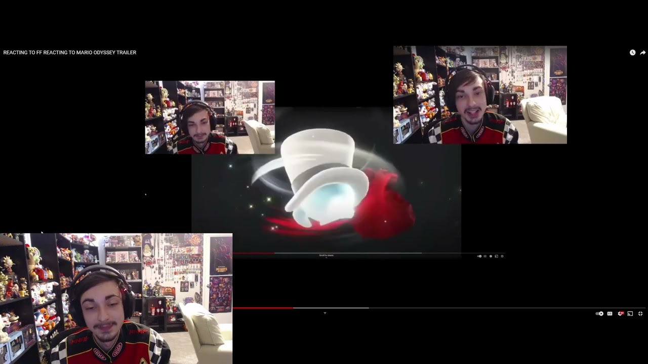 REACTING TO FF REACT TO FF REACT TO MARIO ODYSSEY TRAILER