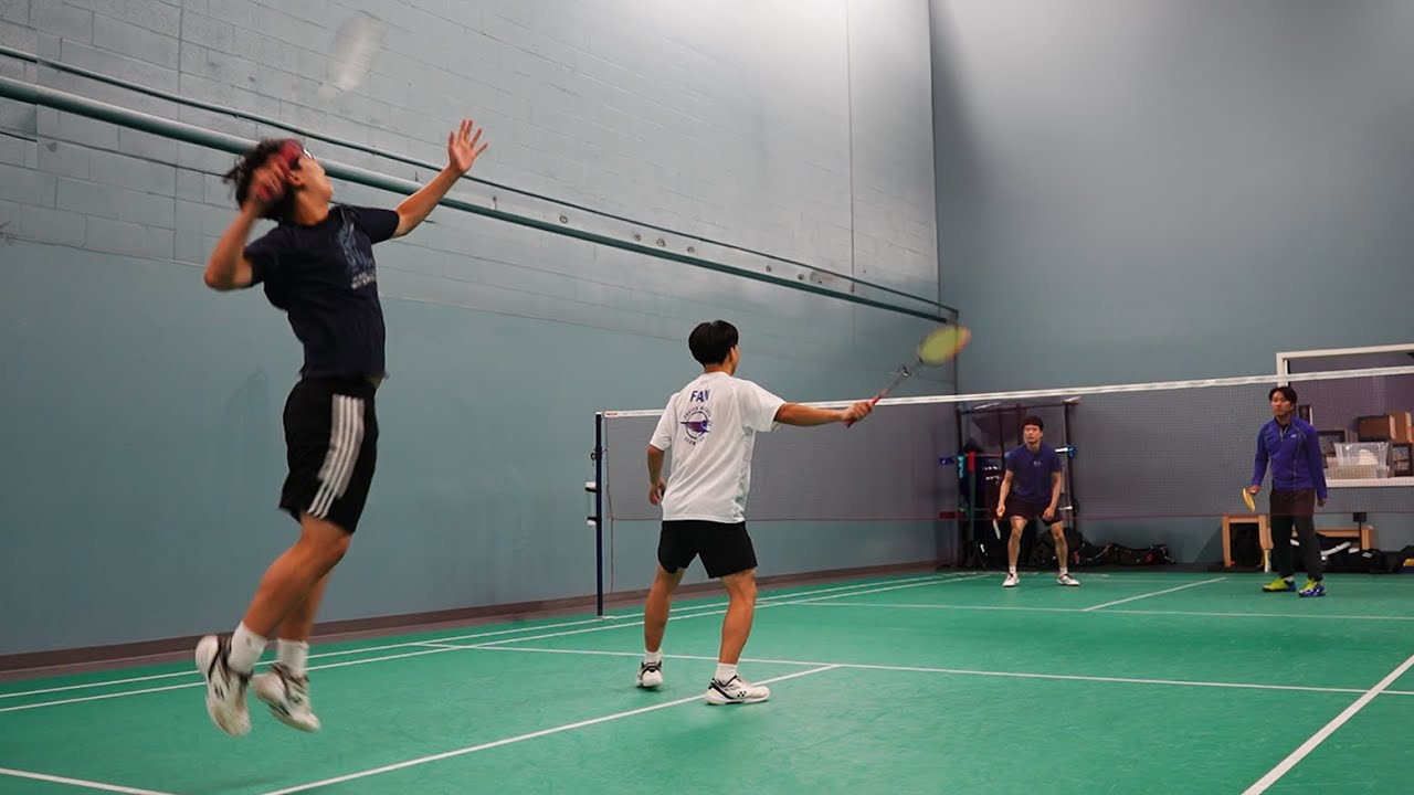 Badminton Pros vs Highschoolers