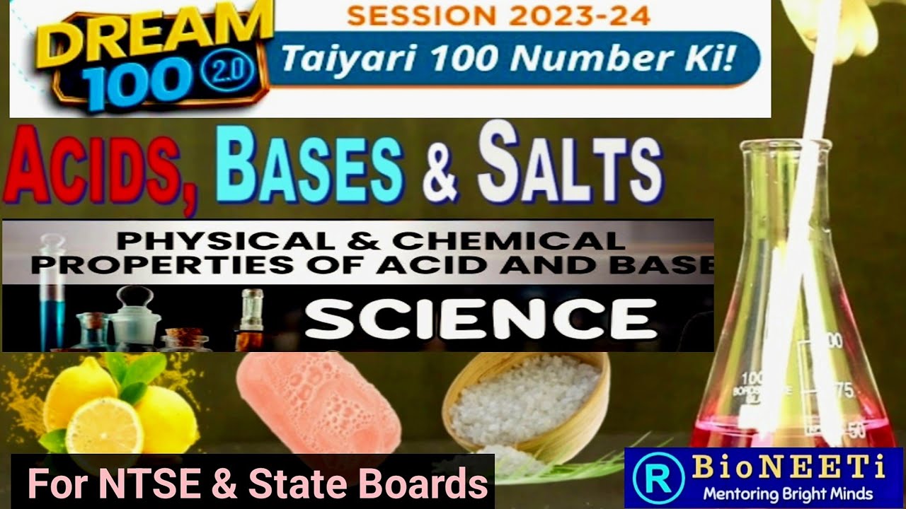 Acid Bases & Salts L-1 NTSE Class 10