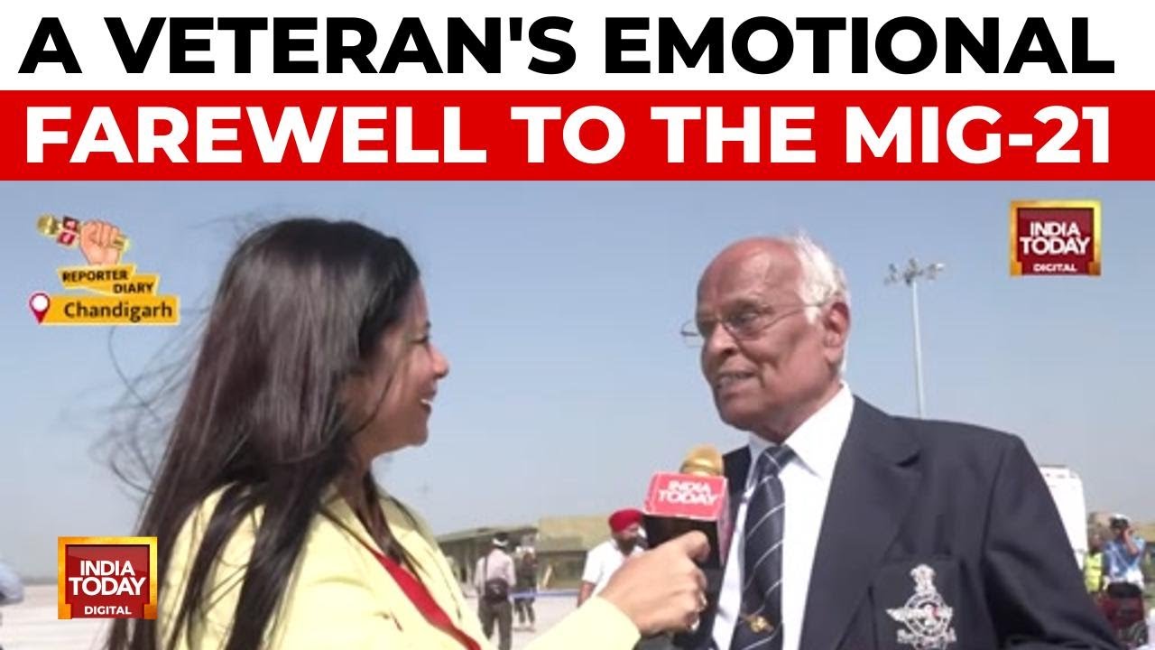 MiG-21 Retires After 60 Years; 'It Brought Me Back To Life,' Says 85-Year-Old Veteran | India Today