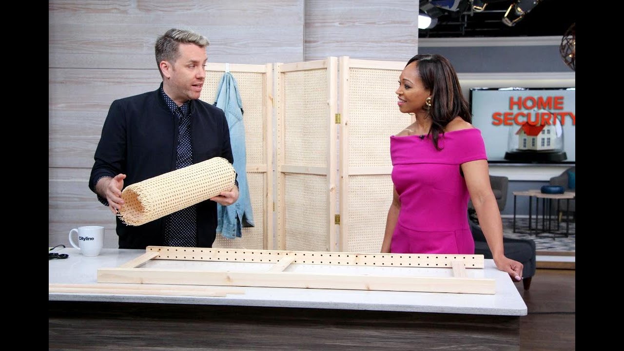 How to DIY a chic cane room divider in under an hour