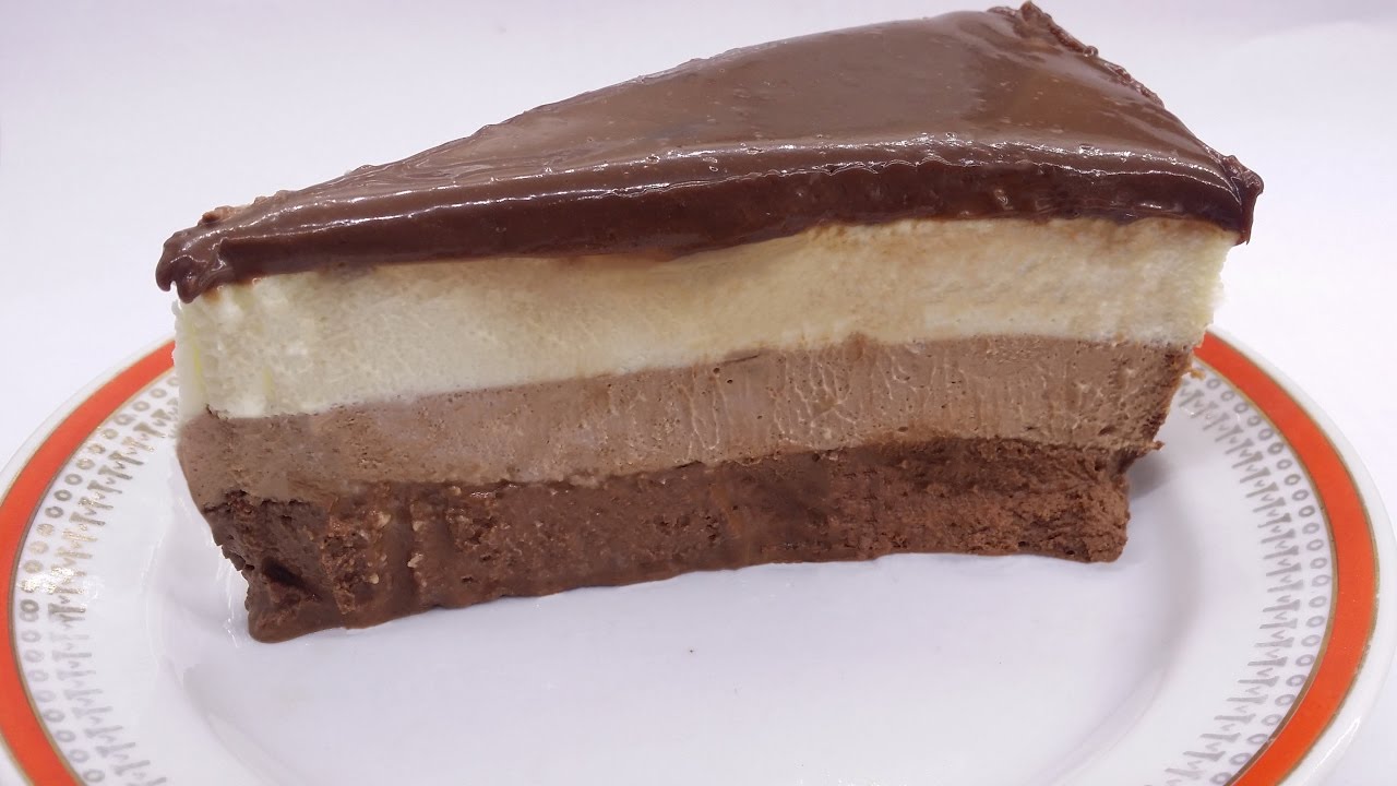 Triple chocolate cheesecake