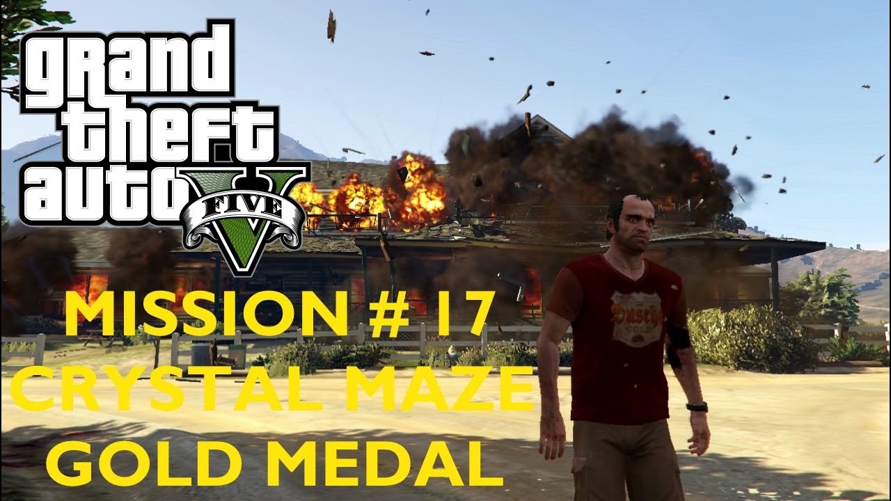 GTA 5 - Crystal Maze (Mission #17) - 100% Gold Medal Guide
