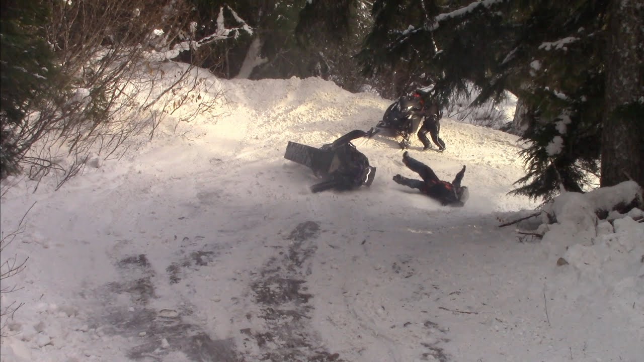 Valemount Allan Creek Icy Switchbacks Carnage Dec. 5, 2020