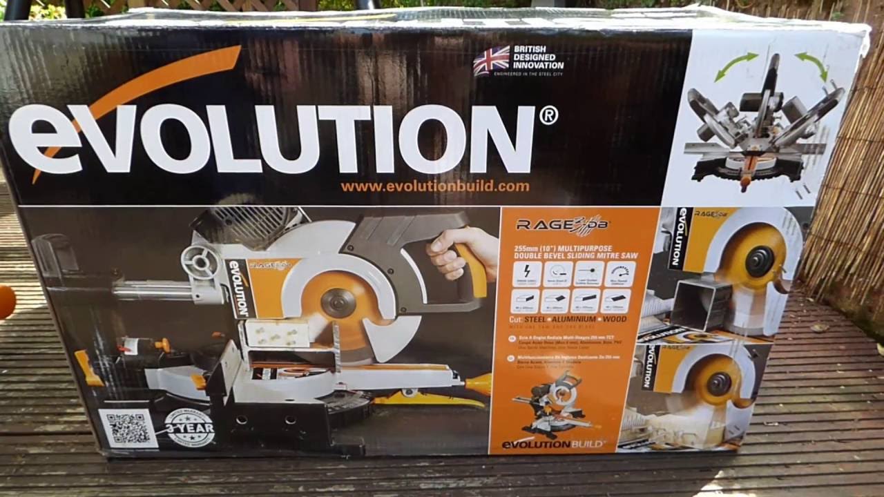 Review of the Evolution Rage 3 DB mitre saw