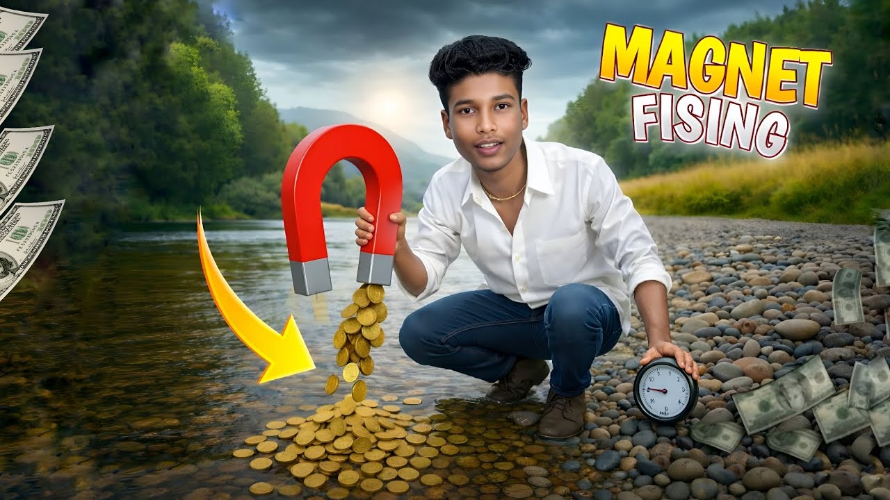 MAGNET FISHING করে কত টাকা ইনকাম করা যেতে পারে 🧲🤑 #magnetfishing #challenge 