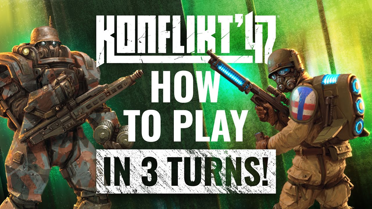 Learn How To Play Konflikt ‘47 In JUST 3 Turns!