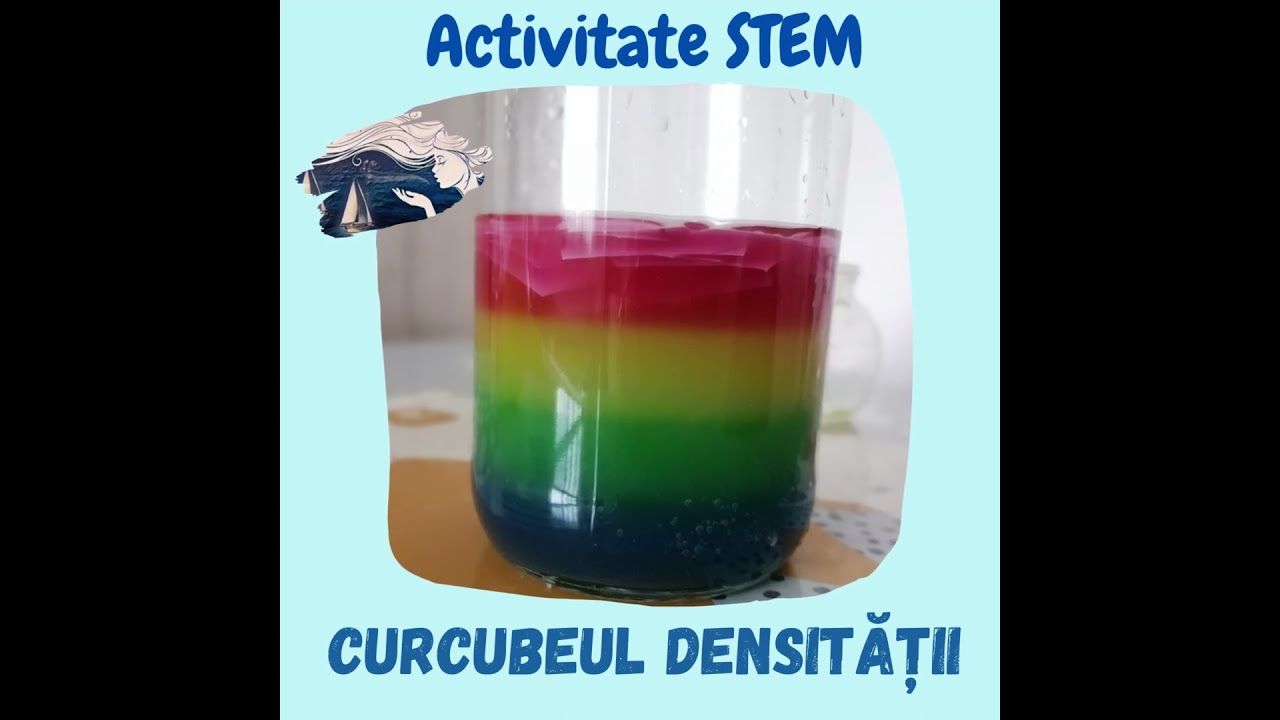 Curcubeul densității | Activități STEM | Experimente cu sare
