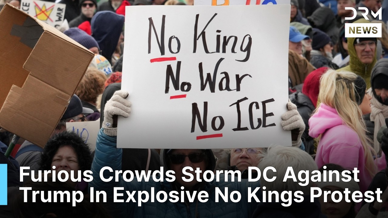 DC Protestors Call For Arrest Of Trump Hegseth Vance Leavitt And Mullin | DRM News | AC1F