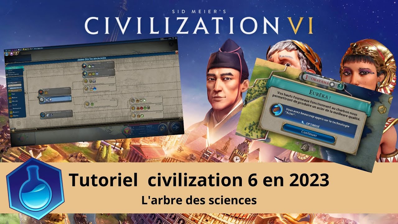 L'arbre de la science et des technologies : Quoi choisir au d&eacute;but ? : Tuto Civilization 6 en 2023