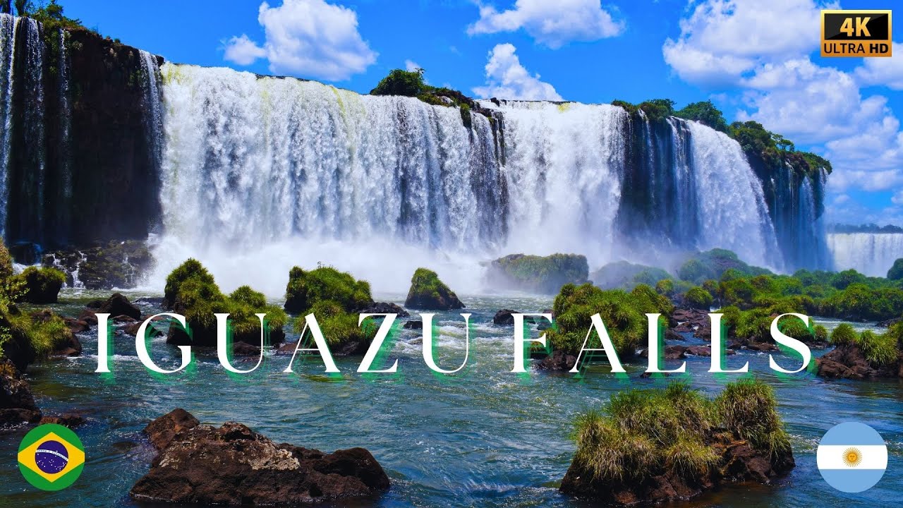 IGUAZU FALLS 4K  | 🇧🇷🇦🇷 | 4K CINEMATIC VIDEO | BRAZILIAN & ARGENTINIAN SIDE | 4K TRAVEL VIDEO |