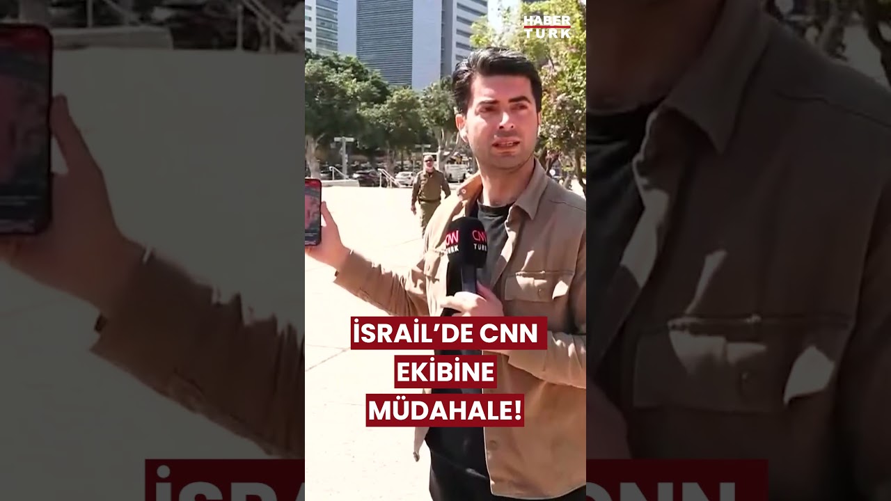 İsrail'de CNN T&uuml;rk Ekibine G&ouml;zaltı! #shorts #israil