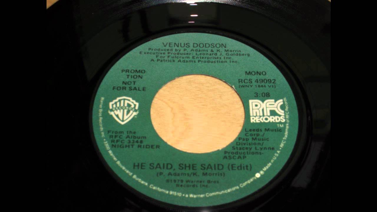 Venus Dodson - He Said, She Said (Edit)