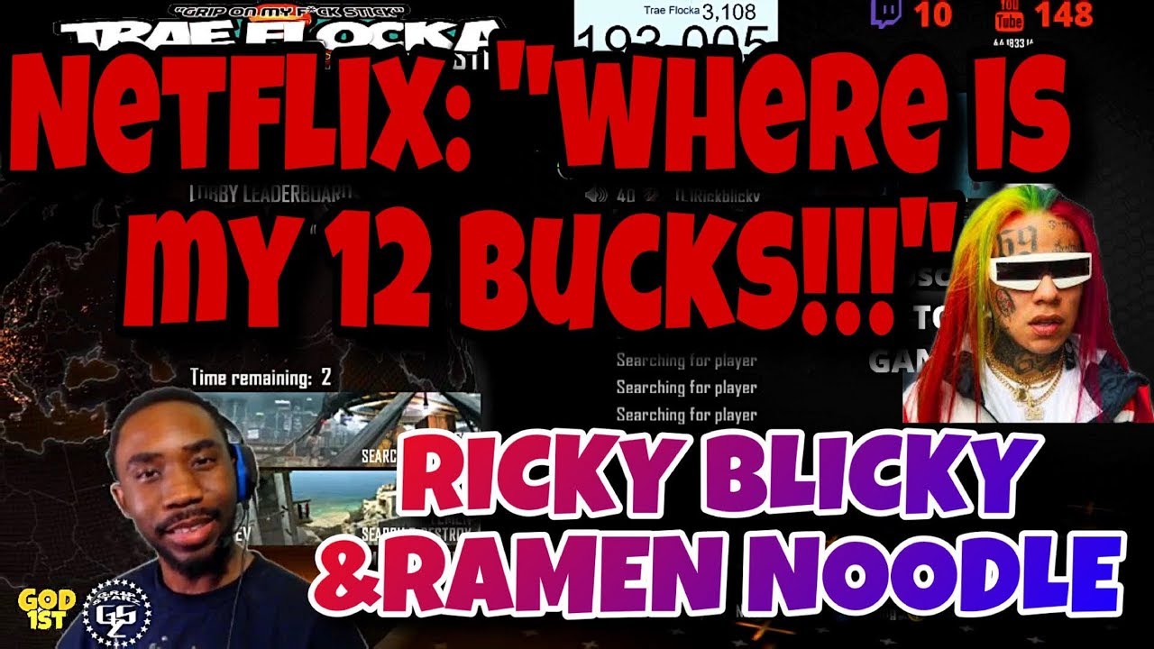 HILARIOUS ARGUMENTS! COD BLACK OPS 2! FLOCKA VS 6IX9INE'S FAN RICKY BLICKY & RAMEN NOODLE! #GOMFSFB