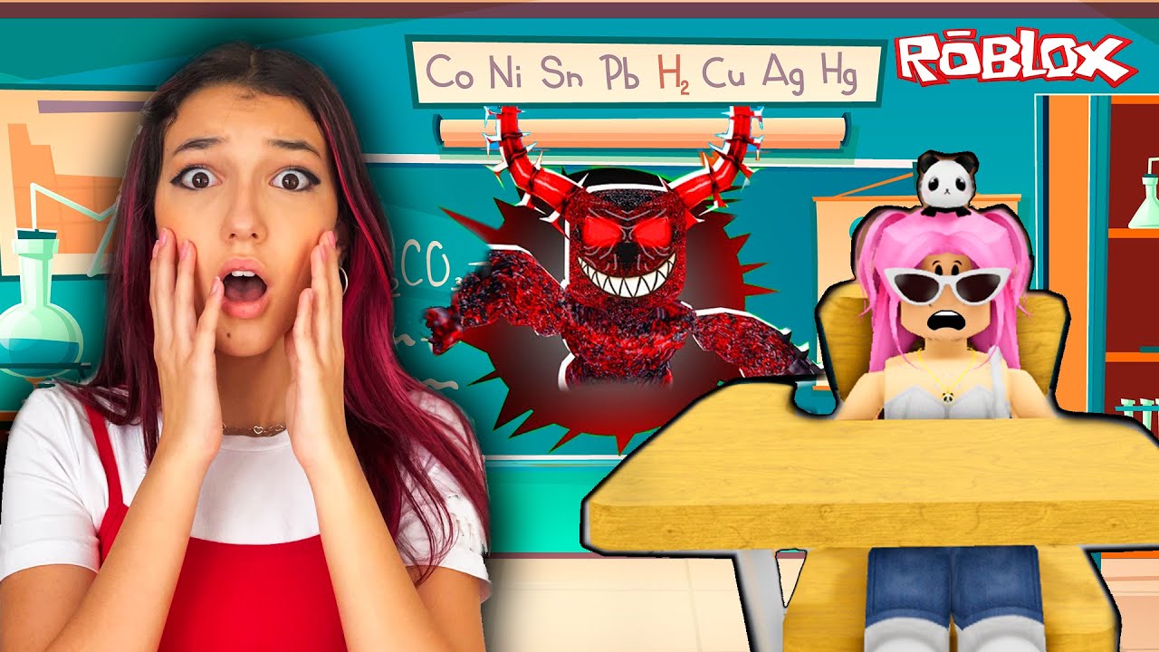 Roblox - PRIMEIRO DIA DE AULA NA ESCOLA ASSOMBRADA (High School Story) | Luluca Games