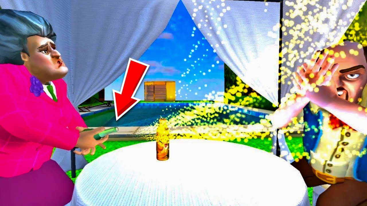 🍾 SCARY TEACHER 3D PL - PANI TERESKA OBLAŁA STEFANA SZAMPANEM