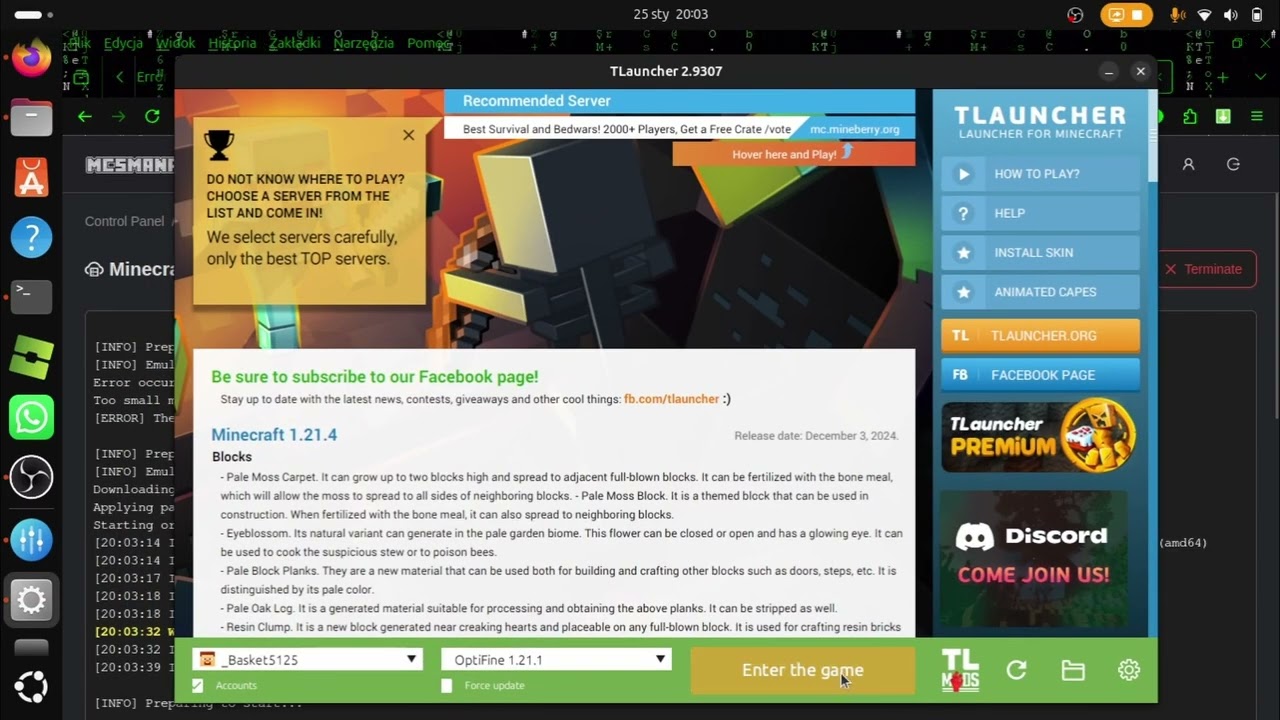 Jak zainstalować MCSManager Panel na Ubuntu ZR&Oacute;B SW&Oacute;J WŁASNY SERWER MINECRAFT ZA DARMO!!