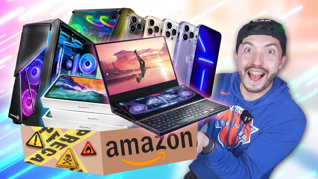 COMPRÉ UNA CAJA MISTERIOSA DE 10,000$ DE AMAZON DEVOLUCIONES….. GANE!