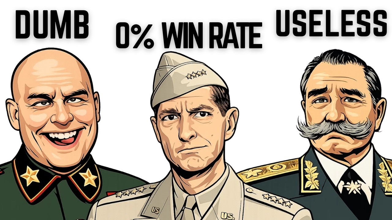 WW2 generals who had NO CLUE what they were doing