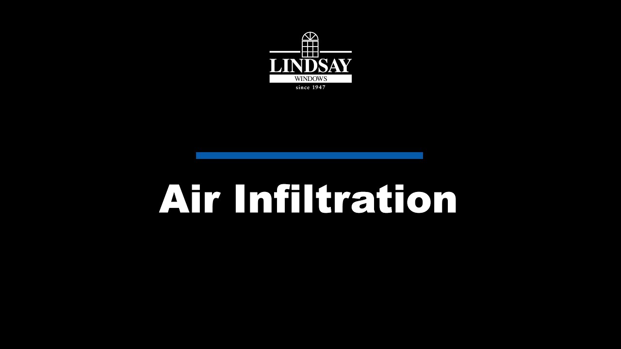 Air Infiltration - Slider Windows