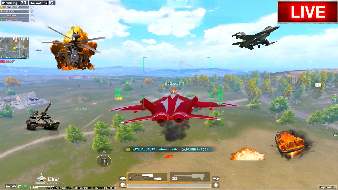 ROAD TO 20K ❤️ PAYLOAD MODE | BGMI PUBG || LIVE STREAM😱🔥