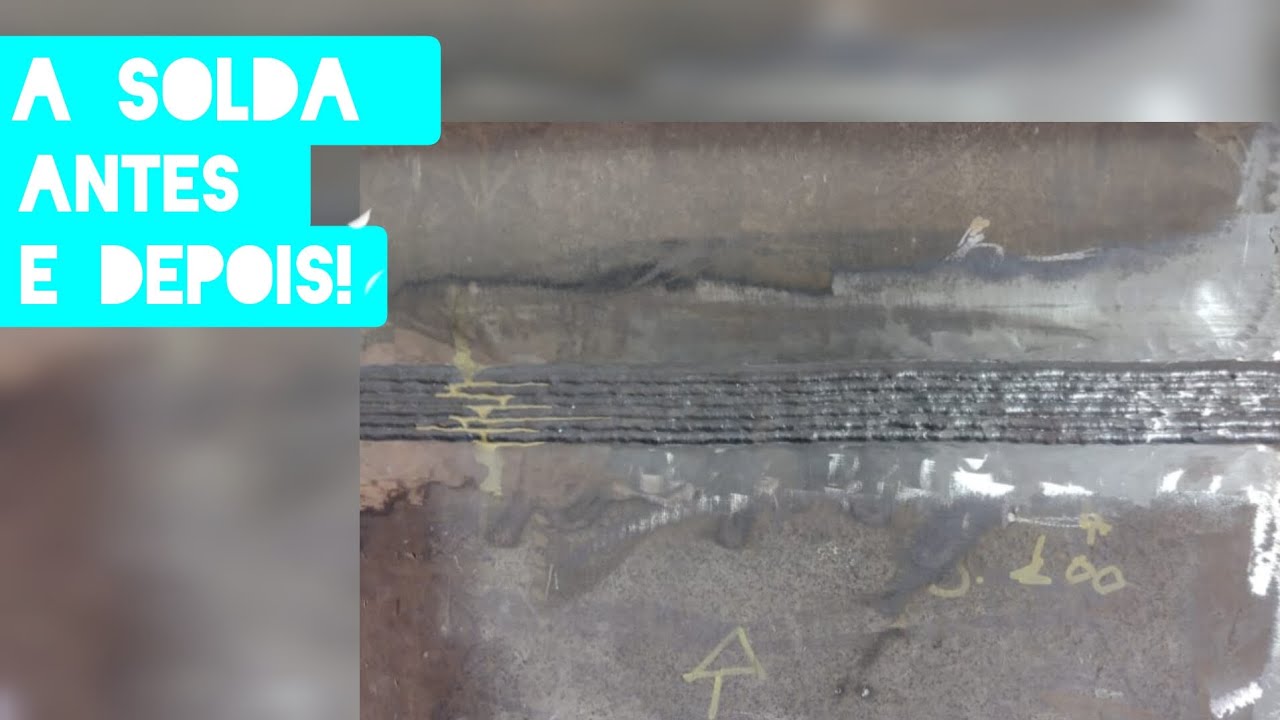 A solda antes e depois! #soldador