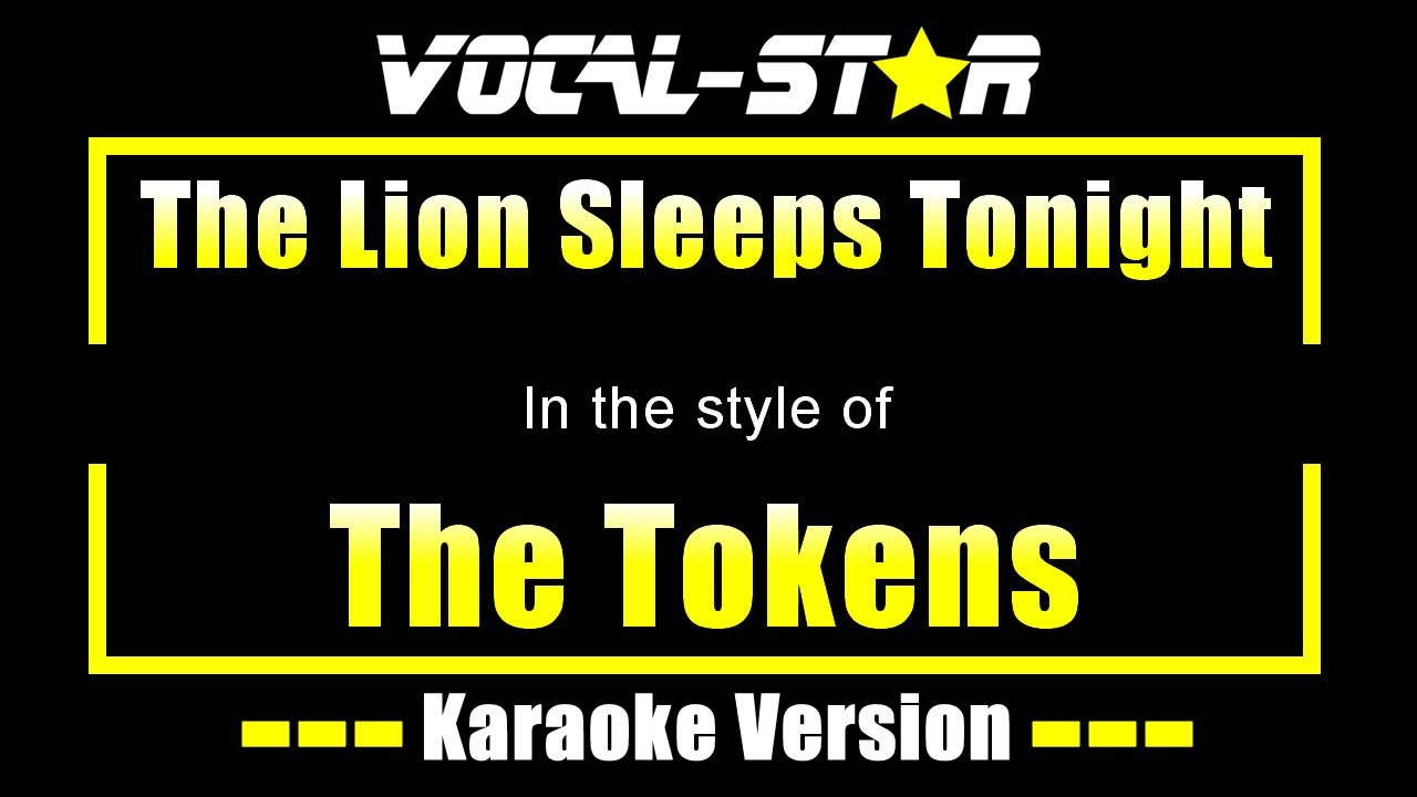 The Lion Sleeps Tonight Karaoke | The Tokens Karaoke Version