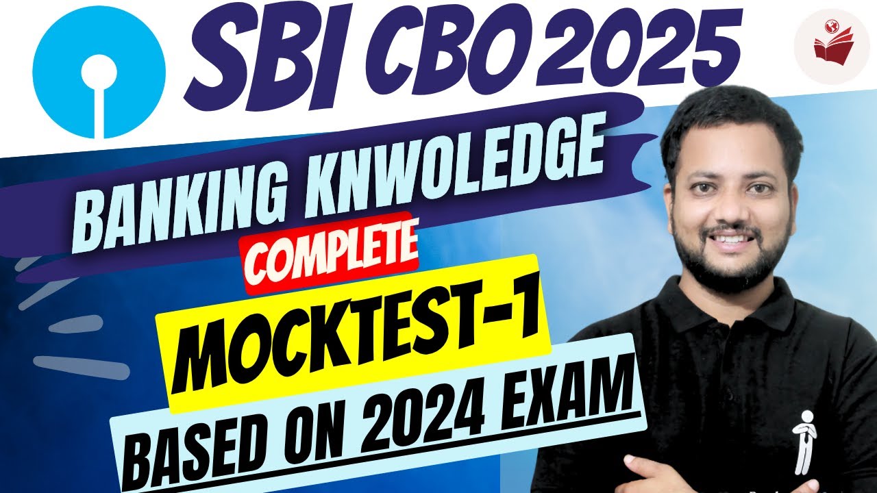 SBI CBO 2025 💥 Banking Knowledge Mock Test 1 | Top 40 MCQs | Based on Prebious Papers 🧠