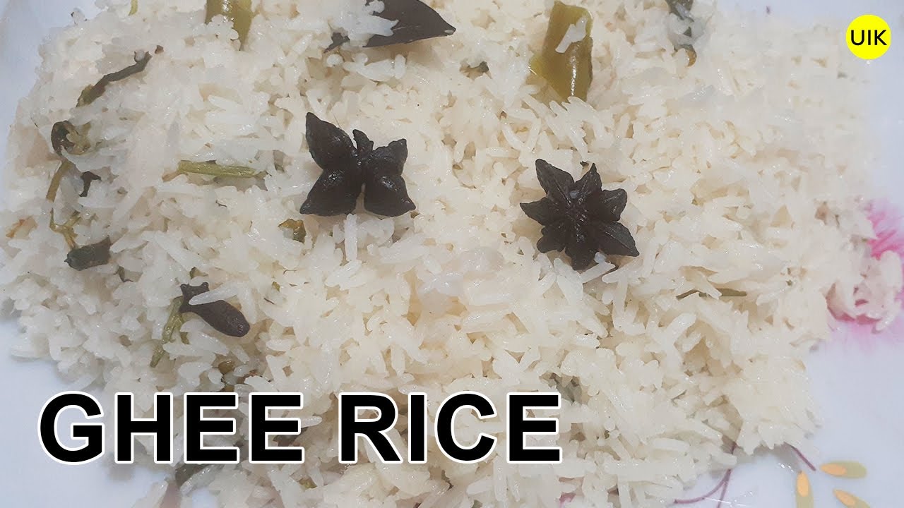Ghee Rice Recipe In Hindi | Unique Indian Kitchen