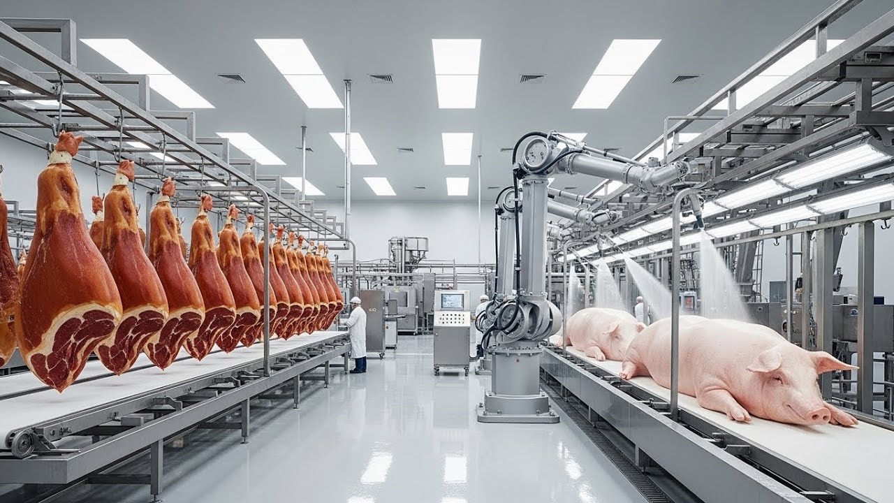 Ham factory in Spain |where traditional salting meets modern production line