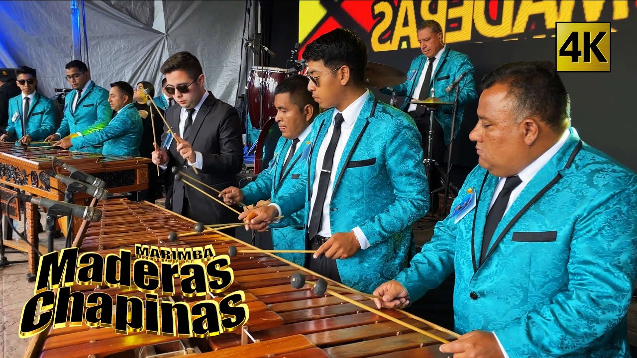 Marimba Maderas Chapinas  -  Mini Mosaico de Cumbias # 2 4K