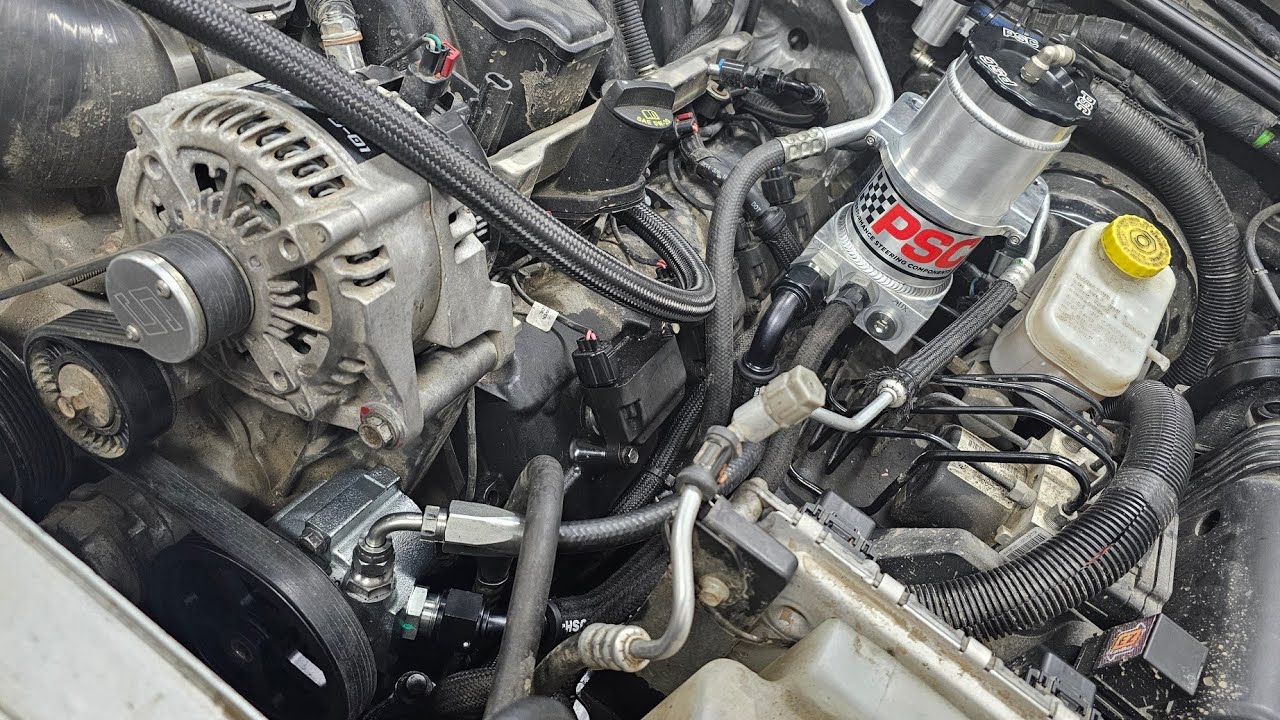 BEST POWER STEERING PUMP AND RESERVOIR KIT FOR JEEP WRANGLER HEMI SWAP