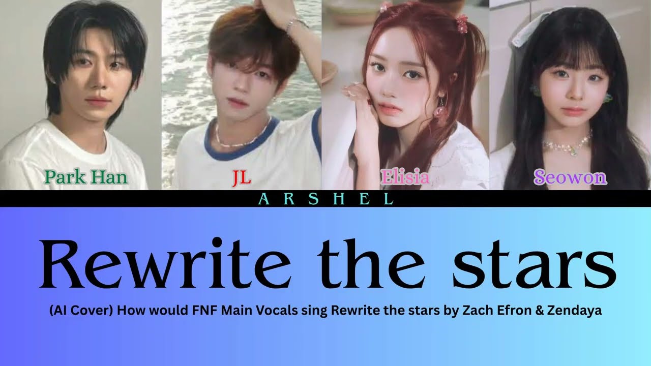 (AI COVER) How would FNF Main vocals sing Rewrite the stars by Zach Efron & Zendaya