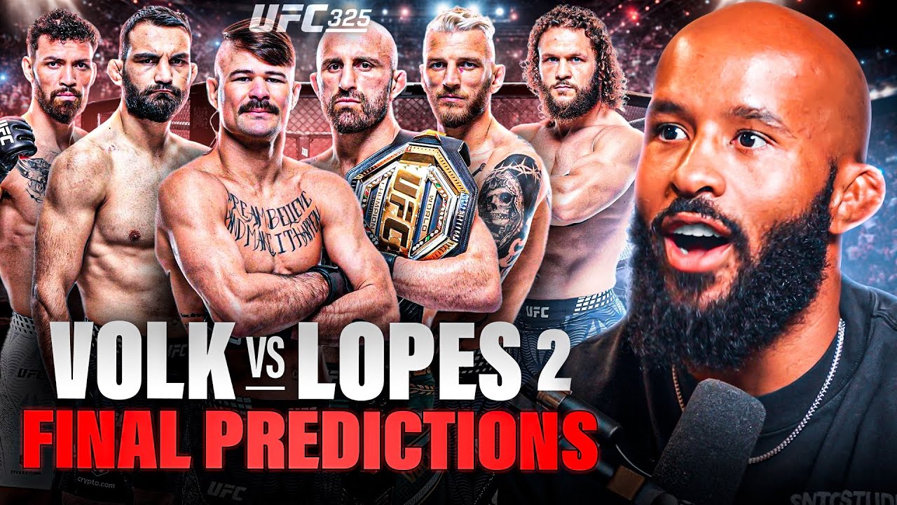 VOLK vs LOPES 2 FINAL PREDICTIONS: WHO WINS REMATCH AT UFC 325?!