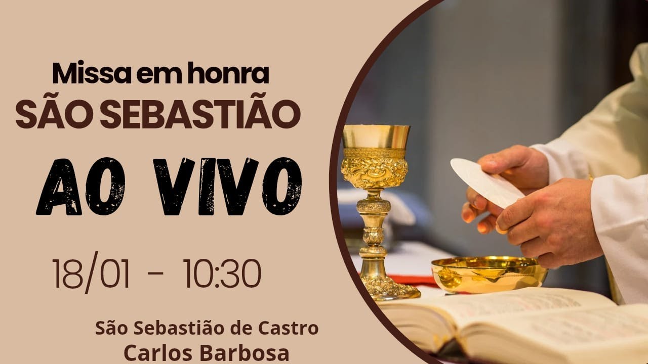 MISSA EM HONRA A SÃO SEBASTIÃO  - SÃO SEBASTIÃO DE CASTRO - CARLOS BARBOSA