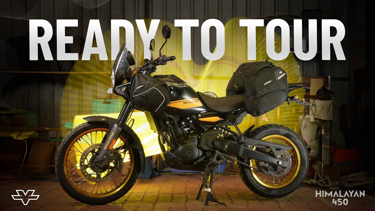 Royal Enfield Himalayan 450: Long Trip Luggage & Accessory Essentials #viaterra #motorcycleluggage