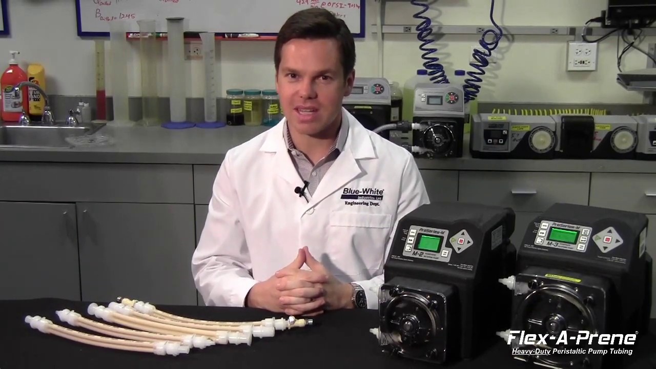 Blue White ProSeries M&reg; features NEW Flex A Prene&reg; Pump Tube