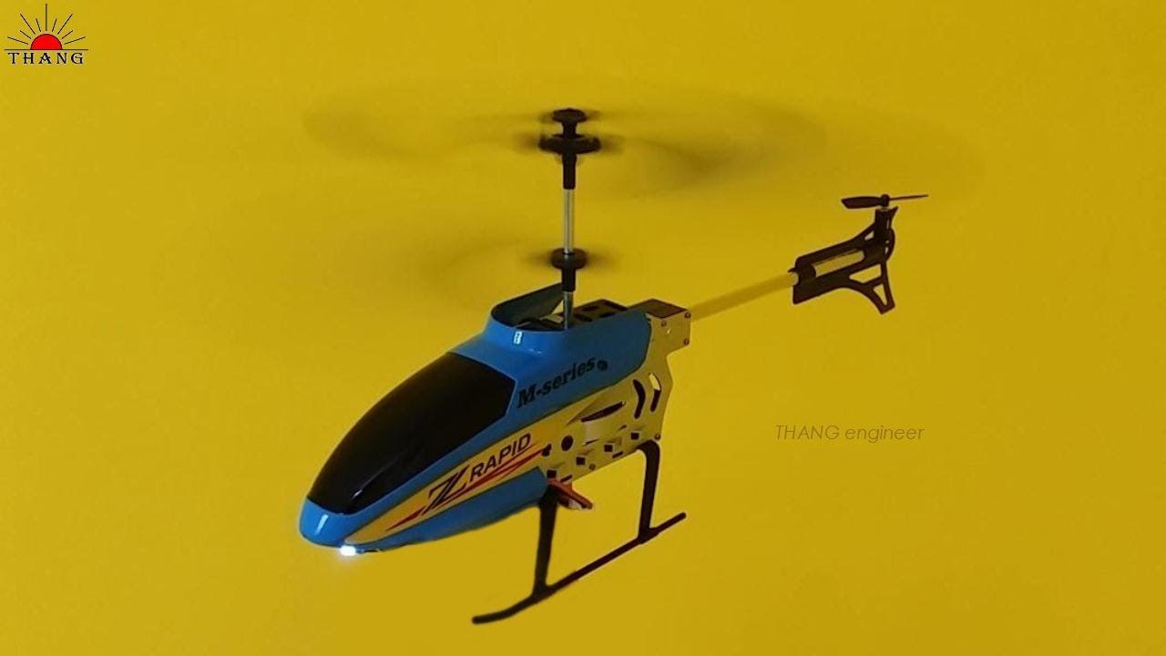 Remote Control Helicopter M12 3.5 CH unbox and flying