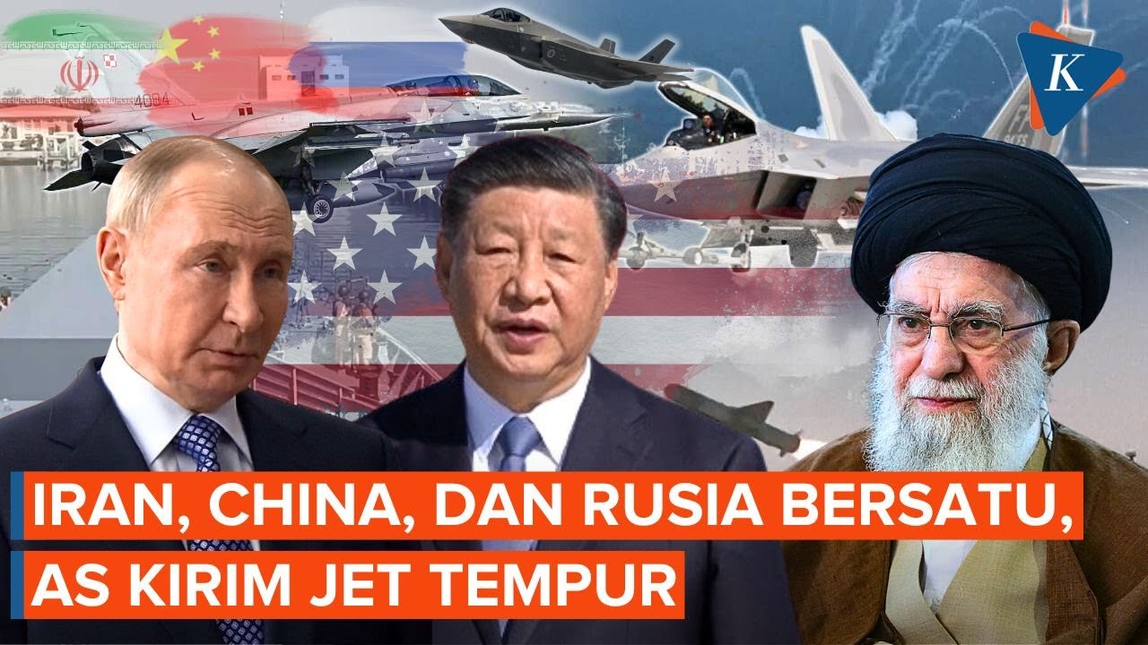 Rusia, Iran, dan China Bersiap Latihan di Selat Hormuz, AS Susul Kirim 50 Jet Tempur