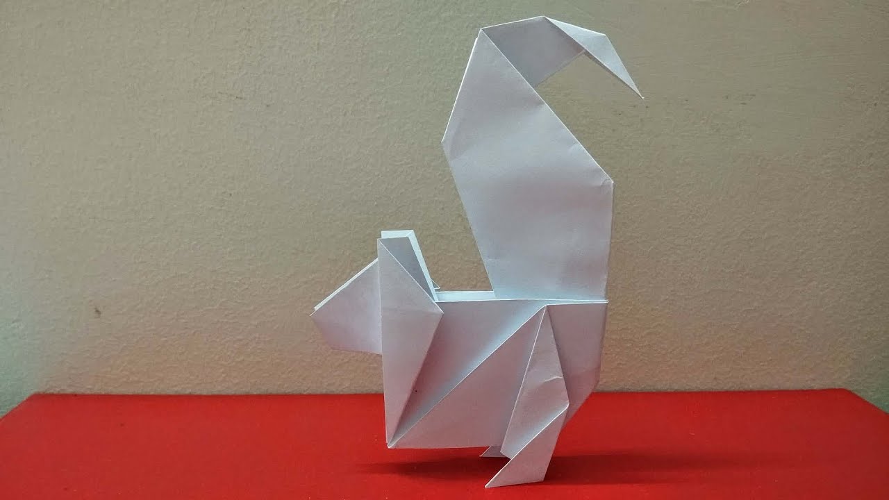 Origami Squirrel Paper | How To Make An Origami Squirrel | Origami Tutorial