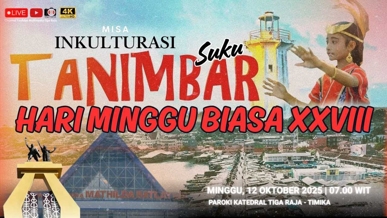 LIVE - PERAYAAN EKARISTI HARI MINGGU BIASA XXVI || INKULTURASI SUKU TANIMBAR